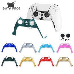 Joysticks Data Frog Decorative Strip for PS5 Controller Handle Replacement DIY Shell Cover Case For Playstation 5 Gamepad Accessories