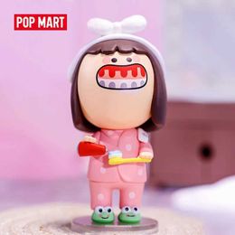 Blind box MART Gummy Daily Life Series Blind Box Collection Doll Collectible Cute Action Kawaii animal toy figures T240506