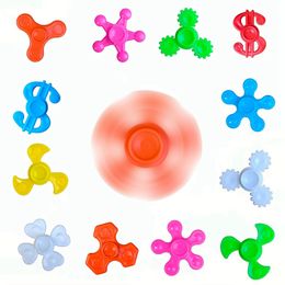 Fingertip Gyroscope Eggshell Accessories for Children's 4cm Plastic Mini Finger Gyroscope Puzzle Toy