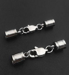 Whole Leather Cord End Crimps clasps With multi shape Lobster Clasp for DIY Jewellery Findings Accessories Whole3014048