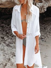 Women Beach Wear Wear Beach Shirts Bikini Cover Ups for Women Self Belted Kimono Dress Elegant Swimsuit Covers Holiday Bathing Suits Beachwear d240507
