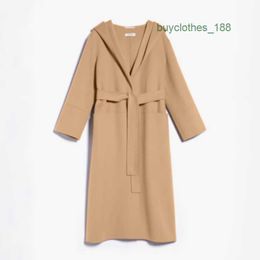 Women's Trench Coats Luxury Fashion Coat Women's Wool & Blends Designer Coat Japanese and Korean Wind Long Cashmere Overcoat Wear Maxmaras YANQ