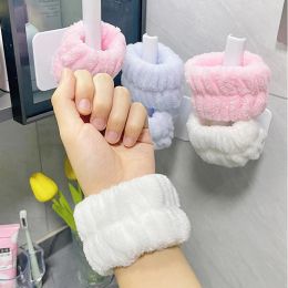 Towels Reusable Spa Wrist Washband Soft Microfiber Towel Wristbands For Washing Face Women Girls Yoga Running Sport Wrist Sweatband