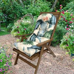 Pillow Patio Chair Thickened Lounge Recliner Rocking Furniture Folding Adirondack Waterproof Non Slip