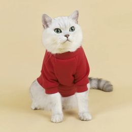 Houses Pet Sweatshirt Autumn and Winter New Comfortable Breathable Warm and Fleece Dog Clothes Small Dog and Cat Clothes