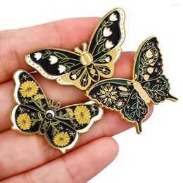 Brooches Butterfly Pin Enamel Women's Brooch Backpack Badges For Clothing Cute Fashion Jewellery Accessories