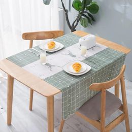 Table Cloth Cushion Fashion Household Decorative Dining Mantel Mesa Rectangular Tafelkleed Impermeable MJZMUXJB001