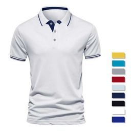 Men's T-Shirts 2024 New Deer Summer Solid Polo Shirt Mens Fashion Sports Style T-shirt Short sleeved Mens Shirt Spot J240506