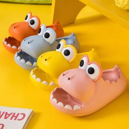 Slippers Children's Slippers Summer Boys and Girls EVA Covered Toes Cute Dinosaur Home Nonslip Thick Bottom Baby Sandals Kids Fashion