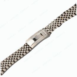 Watch Bands 20mm Silver Gold Stainless Steel WatchBands Replace For Role Strap DATEJUST Band Submarine Wristband Bracelet Tools