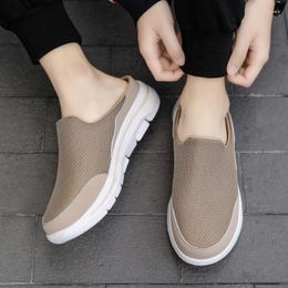Slippers Summer Loafer Men Shoes Comfortable Fashion Walking Footwear Platform Lovers Casual Plus Size 48