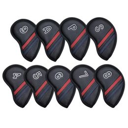 Golf Iron Cover Irons Club PU Leather Head wood Accessories sand head 240428