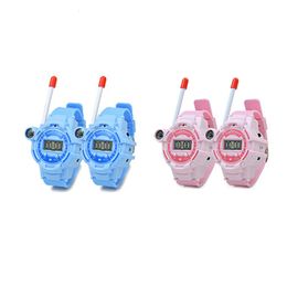 Watch Walkie Talkie Toy Parent-Child Wireless Dialogue Call Two Way Radio Fashion Long Distance Call Interactive Kids Toys 2pcs 240506