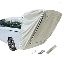 Tents And Shelters Car Trunk Sunshade Rainproof Rear Tent Self-driving Tail Tour Barbecue Camping Hiking Outdoor Tailgate Awning