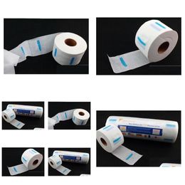 Cutting Cape Disposable 15 Rolls Neck Ering Paper Towel Have Breakpoint Muffler Scarf Drop Delivery Hair Products Care Styling Tools Dhlin