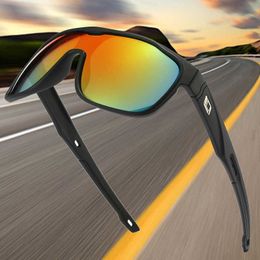 Sports sunglasses cycling glasses new outdoor running sunglasses mens and womens universal large frame UV resistant