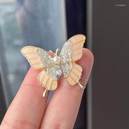 Brooches Crystal Butterfly Brooch Animal Rhinestone Pins Fashion Suit Accessory Women's Corsage Clothing Jewelry Gift Sales