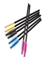 Drop 50 pcs OneOff Disposable Eyelash Brush Mascara Applicator Wand makeup Brushes eyes care make up styling tools1605689