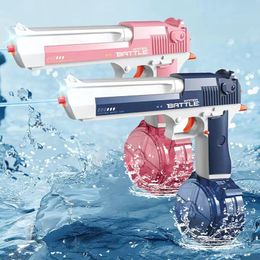 Water Gun - Electric with 32 Ft Long Range High Pressure Squirt Guns Capacity Blaster and Guns for Adults Kids 240507