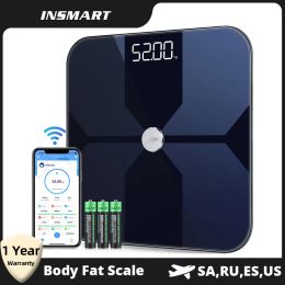 Set INSMART Smart Body Fat Weight Scales Bioimpedance Scale Digital Balance Composition Analyzer Bluetooth WIFI Bathroom Scale