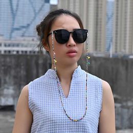 Eyeglasses chains Tassel Mask Chain for Glasses Women Colourful Straps Sunglasses Necklace Sile Eyeglasses Glasses Holder Fashion Accessories