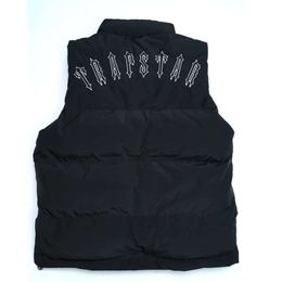 2024 Men Trapstar Down Vest Winter Jacket Designer Puffer Vests Mens Waistcoat Unisex Couple Bodywarmer Womens Sleeveless Outdoor Warm Thick Gilet 11