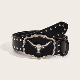 Belts Cowgirl For Fashion Jeans Rivet Punk Personality Girls Impressive Stage Hip-hop On The Streets