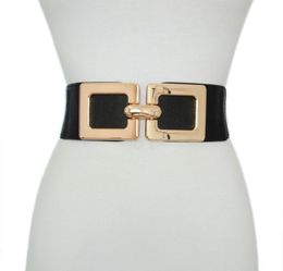 Belts Women039s Belt Fashion Waist Alloy Square Buckle Desinger Gold Elastic Seal For Women Wedding Party Waistband Bg16816071447