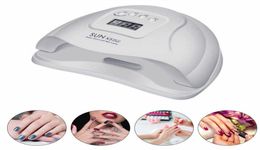 Nail Dry Lamp For Drying Nails UV LED Lamp Cure Gel fingernail Polish Timer Auto Sensor Dryers Manicure Tools3995578