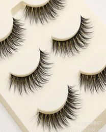 High Quality Mink False Eyelashes makeup 100 Real Mink Natural Thick False Fake Eyelashes Eye Lashes Makeup Extension Beauty Tool7016902