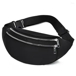 Waist Bags Fashion Bag Women's Simple Shoulder Lightweight Oxford Cloth Men's Casual Travel Versatile Crossb