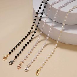 Eyeglasses chains Retro Women Metal Pearl Chain For Mask Fashion Glasses Accessories Mask Lanyard Eyeglass Face Masks Chain Accessories