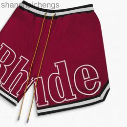 Trend Original Rhuder Designer Short Pants Summer Fashion Mesh Shorts Mens Quick Drying Breathable Sweat Wicking Basketball Shorts Outdoor Exercise Fitness Pants