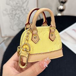 24ss Women Patent Leather Color Contrast Stitching Handbag Luxurys Designers Bag Ladies Travel Wallet Coin Purse With original box 10CM