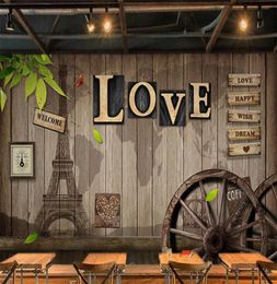 European Vintage Po Mural for Coffee Shop Restaurant Wall Art Decor Novelty Capatial Wallpaper Rolls Custom Size Murals23538789018