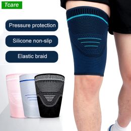 Care Tcare Thigh Compression Sleeve Pain Relief Recovery Guard Protector Pad, Sport Leg Support Bandage Protector Muscle Strain Brace