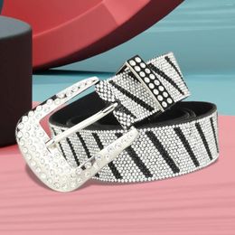 Belts Waist Belt Geometry Stripe Rhinestones Skinny For Pants Dresses Women