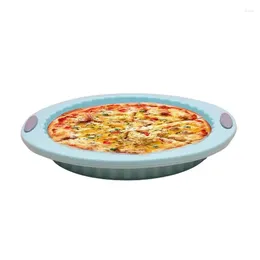 Bakeware Tools Silicone Round Cake Pan Toast Nonstick Bread For Baking Pizza Easy Release Layer DIY Mould