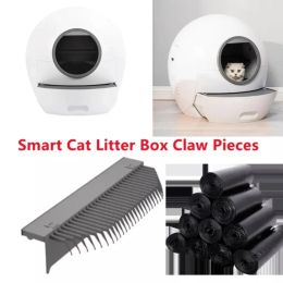 Housebreaking Elspet Automatic Cat Litter Box Self Cleaning Rake Garbage Bag Cat Toilet Accessories Cat Litter Shovel Arenero Gato Grande 2023