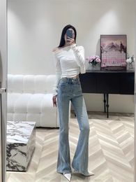 2023 designer womens jeans female retro designer jeans women's jacket jacket female Milan runway designer dress casual long-sleeved top clothing suit K17