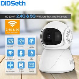 DIDSeth TUYA 2.4G & 5G Dual-band WIFI IP Camera CCTV Security Cam Two Way Audio Night Vision Auto Tracking Surveillance