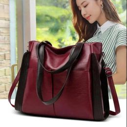 Shoulder Bags Canvas Large Capacity One Bag Women's 2024 Trendy Handbag Minimalist Tote