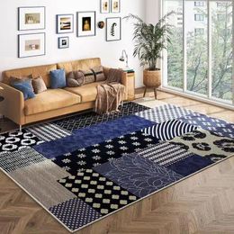 Carpets VIKAMA Blanket Dormitory Living Room Sofa Bed Mat Dirt Resistant Non-slip WaterProof Easy To Care Crystal Velvet Carpet