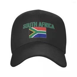 Ball Caps SOUTH AFRICA Country Name With Flag Sun Baseball Cap Breathable Adjustable Men Women Outdoor Soccer Hat For Gift