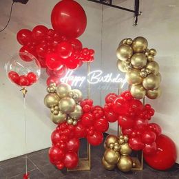 Party Decoration 1 Set Eye-catching Balloon Good Sealing Easy To Instal Arched Wreath