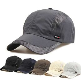 Ball Caps 2023 Fashion Mens Summer Outdoor Sports Baseball Hat Running Visor C Hot and Popular New Cool Quick Dry Net C J240506