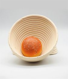 12inch 30 8cm Round Banneton Brotform Cane Bowl Shape Bread Dough Proofing Proving Natural Rattan Basket baskets With Removable Li6447238