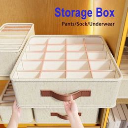 Storage Boxes Bins Bedroom cabinet underwear bra socks Organiser box wardrobe clothing Q240506
