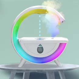 Anti-gravity Diffuser Water Droplet Air Humidifier USB Charging RGB Night Light Creative Machine For Office Bedroom