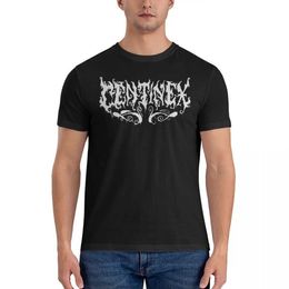 Men's T-Shirts Centinex Swedish Death Metal T-shirt Mens Pure Cotton Vintage T-shirt O-neck M-morbid Angel T-shirt Short sleeved Summer DressL2405